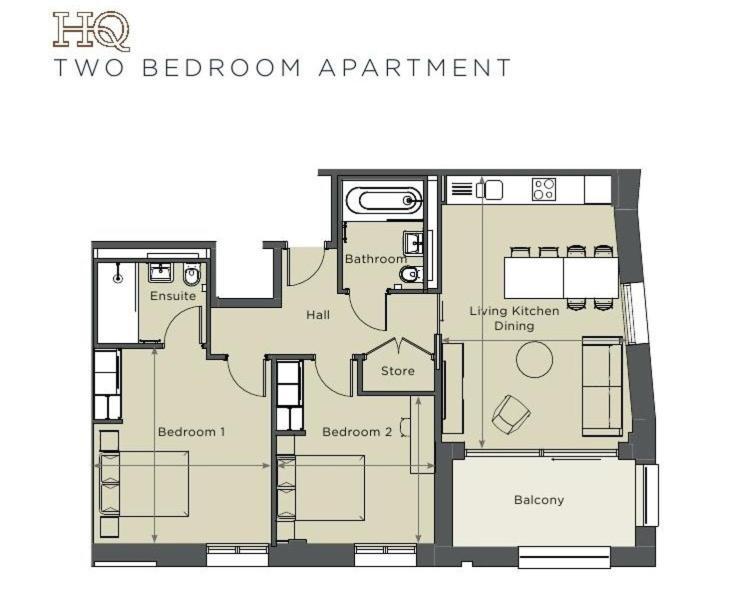 Luxury 2 Bedroom Apartment With Free Parking In The Heart Of Йорк Экстерьер фото